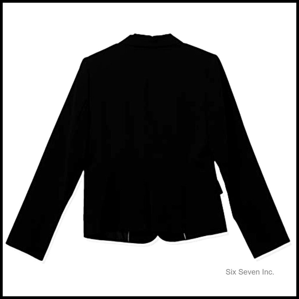 Two Button Lux Blazer, Polyester Blend, Classic F… - image 2